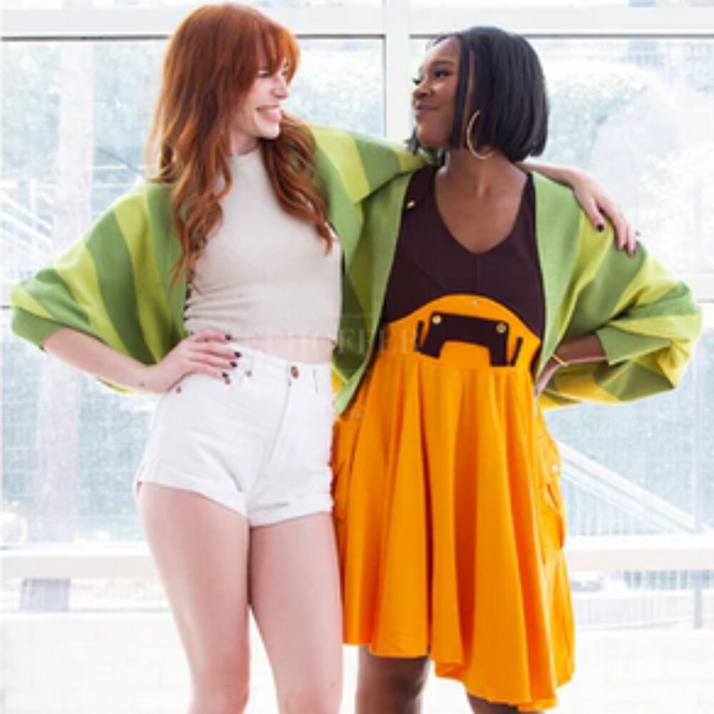 Elhoffer Design Essential Cropped Oversize Shrug Spectre Green XS/S NEW Star War